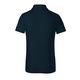 Tricou polo pentru copii, 65% Bumbac - 35% Poliester, Cusaturi laterale, Guler si mansete din raiat, Fenta ingusta cu trei nasturi de culoarea materialului de baza, Albastru marin, 122 cm, 6 ani