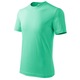 Tricou pentru copii, 100% Bumbac, Cusaturi laterale, Guler cu tiv ingust din raiat si 5% adaos de elastan, Finisaj cu silicon, Verde menta, 158 cm, 12 ani