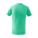 Tricou pentru copii, 100% Bumbac, Cusaturi laterale, Guler cu tiv ingust din raiat si 5% adaos de elastan, Finisaj cu silicon, Verde menta, 158 cm, 12 ani