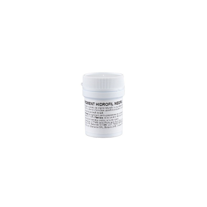 Pudra Pigment cosmetic hidrofil Negru, 5 gr