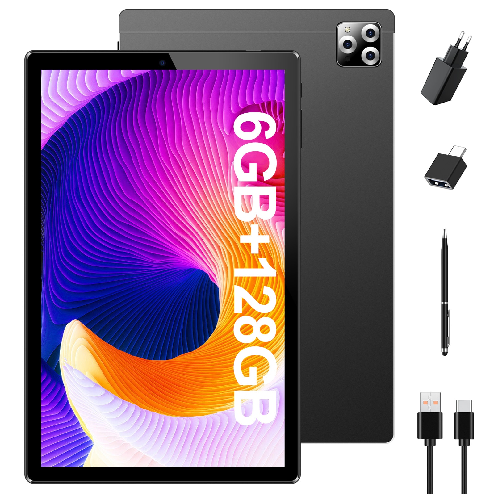 Tablette Tactile 10 Pouces-SIMPLORI Android K18 WIFI Tablette-4 Go RAM-64  Go ROM