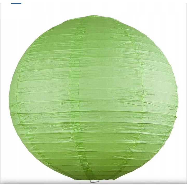 Lampion hartie 35 cm verde