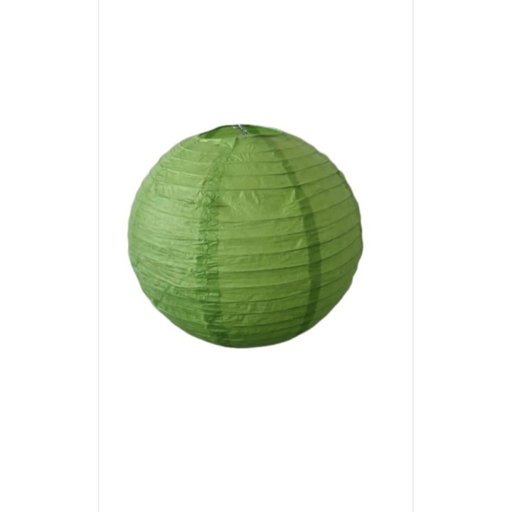 Lampion hartie verde 50 cm