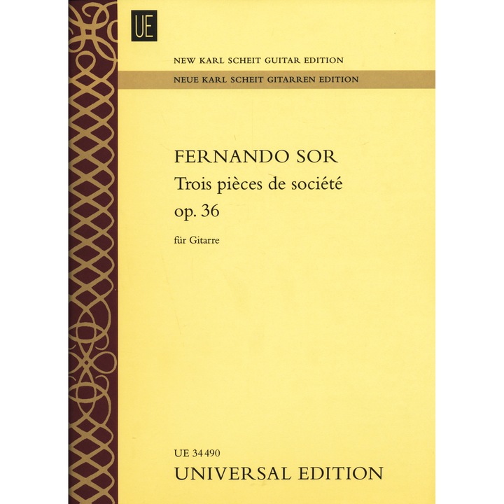 Fernando Sor: Trei piese de Societate op. 36