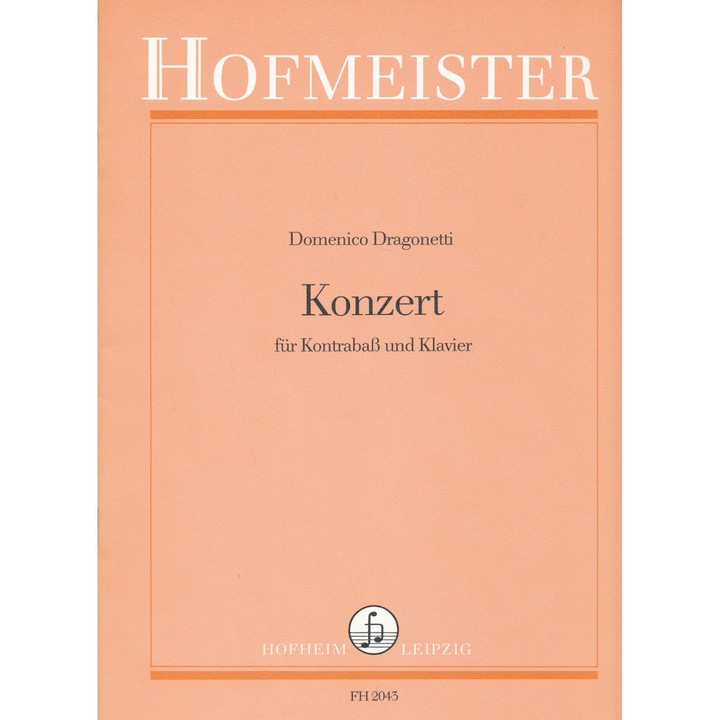 Domenico Dragonetti: Concert - pentru contrabas, cu acompaniament de pian