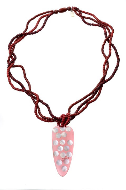 Колие GM-127 с бамбукови мъниста, Gloria Maris