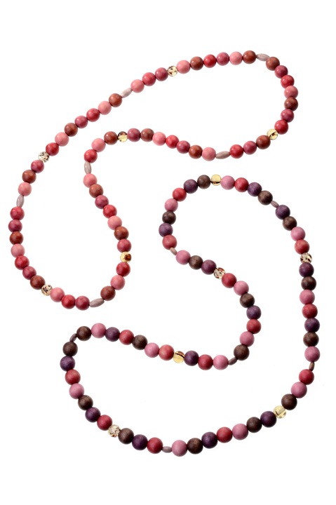 Комплект от 2 колиета GM-7 Многоцветен кехлибар, Ръчна изработка, Gloria Maris