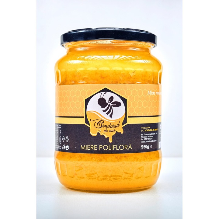 Miere poliflora borcan 950g