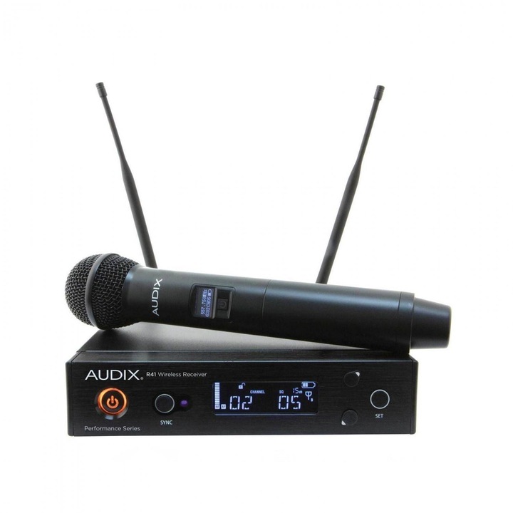 Sistem wireless, Audix, 90 m, 45 Hz-18 kH, Negru