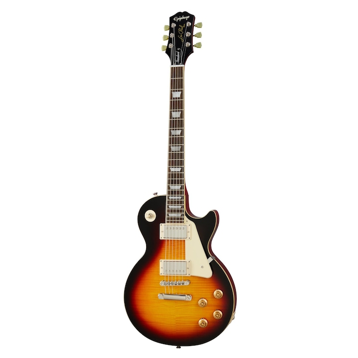 Chitara electrica, Epiphone, Vintage Sunburst pentru stangaci Epiphone Les Paul Standard anii 50