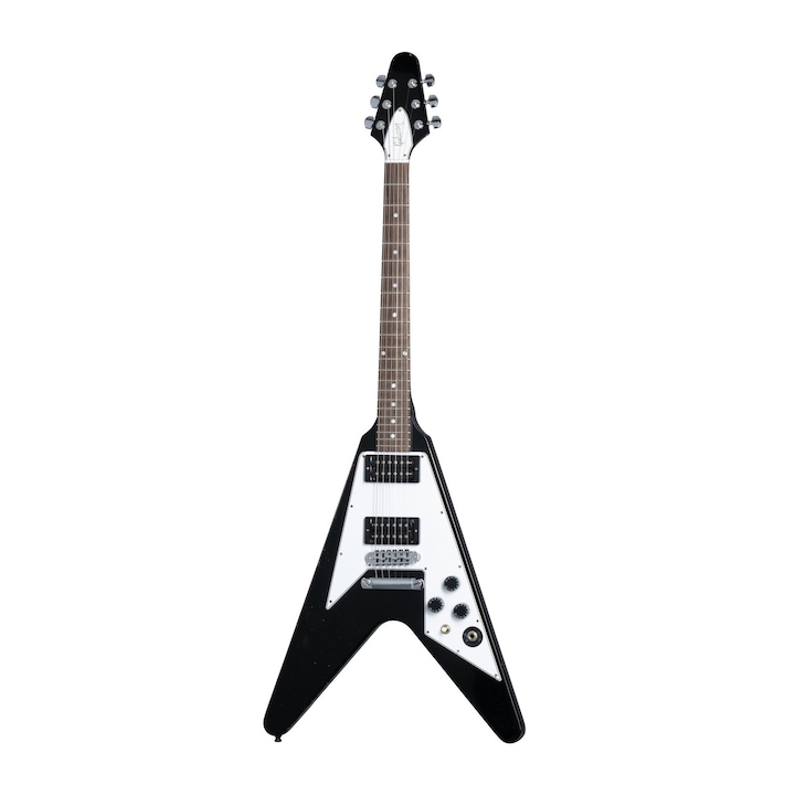 Chitara electrica, Gibson, Custom Kirk Hammett 1979 Flying V Ebony