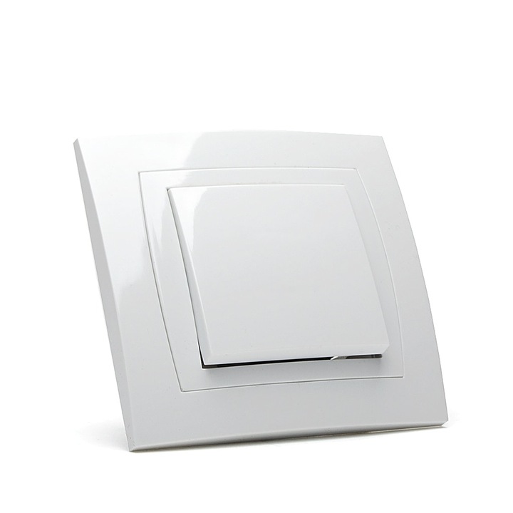 Comutator, Найден Киров, Plastic, 10A, 250V, Alb