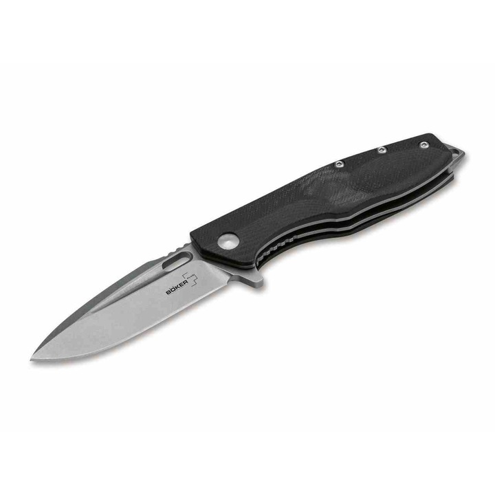 Cutit Pliabil Boker Plus Caracal Folder Mini II - Lama Otel D2, Maner G10, Mecanism Liner Lock, Transport Profund - Cutit EDC Compact si Durabil pentru Utilizare Zilnica, Colectie si Cadou