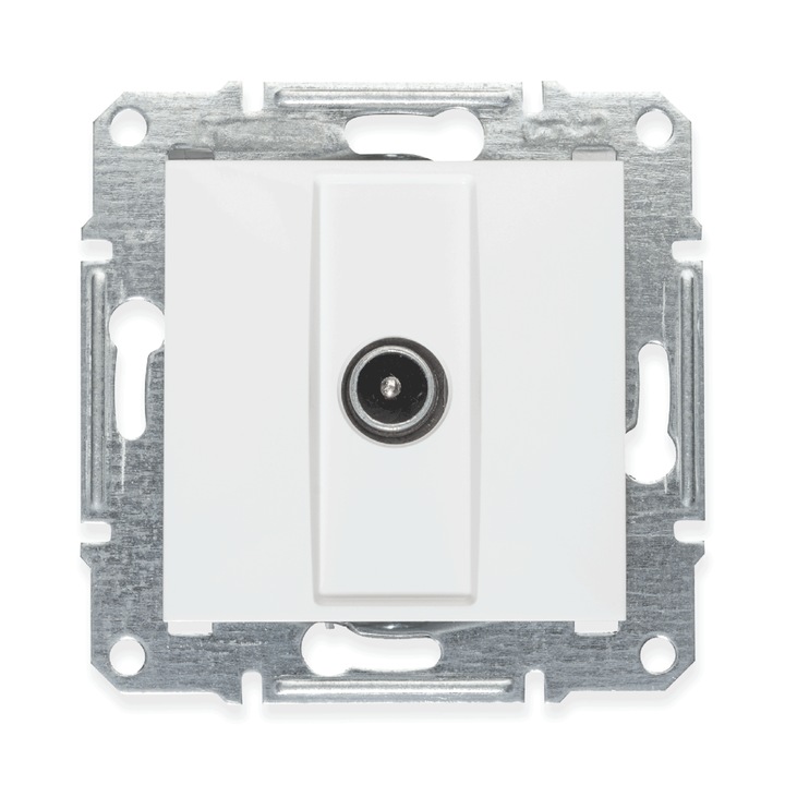 Mecanism Priza TV Terminala Schneider Asfora EPH3270121 1dB Incastrat Alb ST