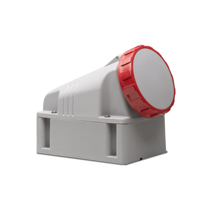 Индустриален контакт за повърхностен монтаж Scame Optima 518.6357T 3P+N+E 63A 346-415V IP66 IP67