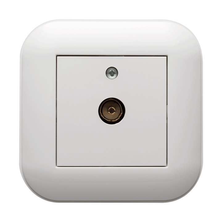 Priza TV Intermediara Ovivo Loft Incastrat Alb ST