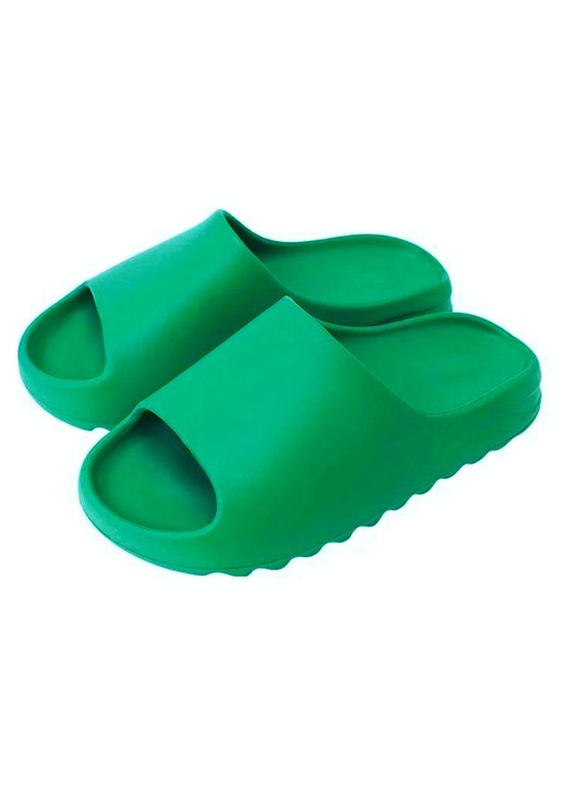 Papuci sport, unisex, Verde, marime 39