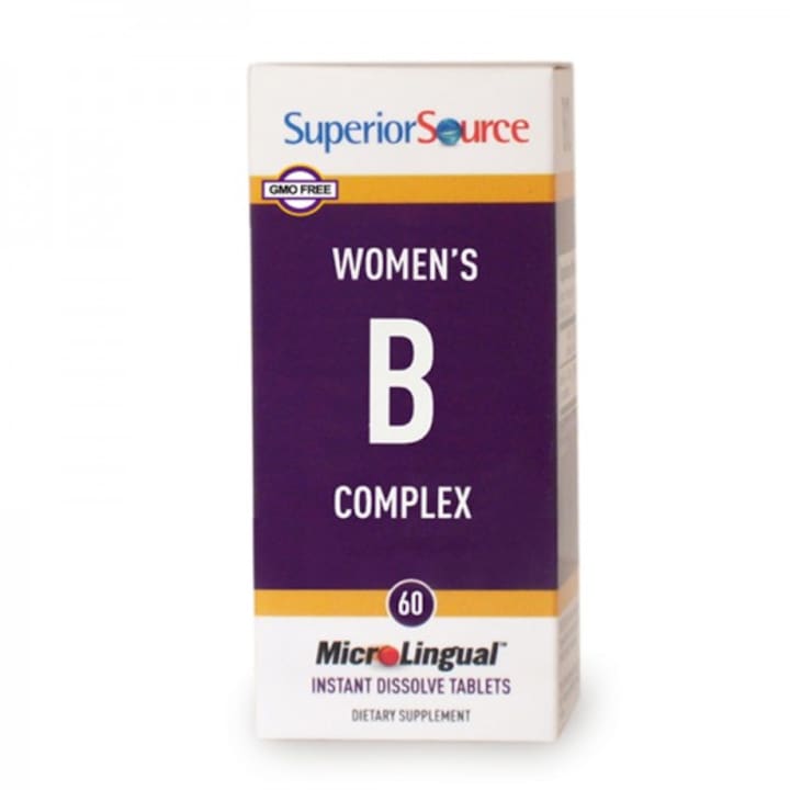 Supliment nutritional, Superior Source, Complex de vitamina B pentru femei, 60 de tablete sublinguale