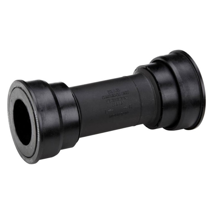 Butuc pedalier Shimano Tiagra BB-RS500-PB, press fit pentru cursiera, rulmenti dreapta & stanga, tub intern, culoare negru