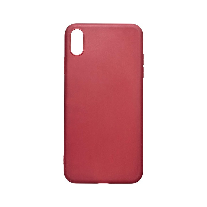 BestCase Slim Szilikon 0.8MM telefontok, Apple iPhone XS / X, Burgundy