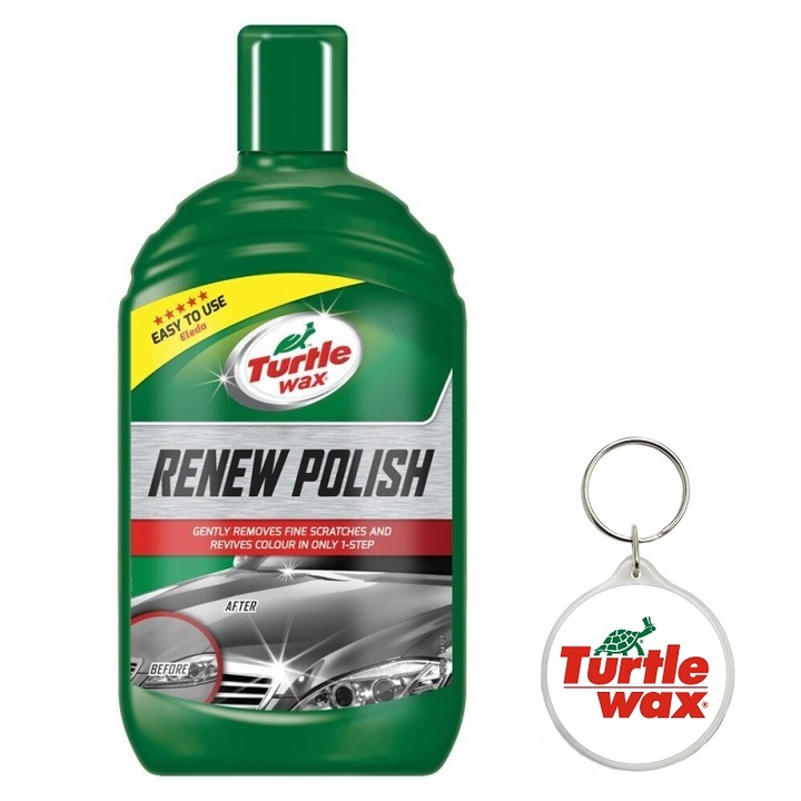 Комплект Полски За Реставрация Renew Turtle Wax 500Мл с Ключодържател Turtle Wax