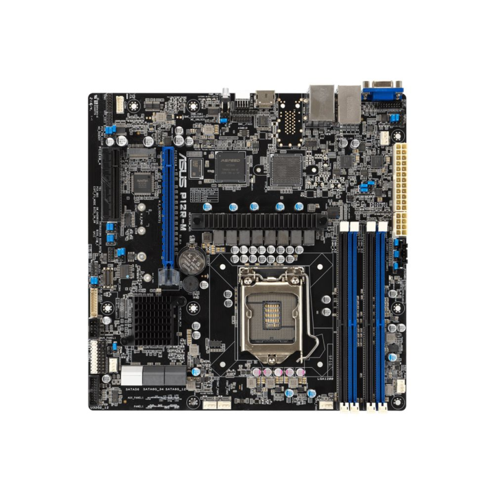 ASUS P12R-M - motherboard - micro ATX - LGA1200 Socket - C252 (90SB09X0-M1UAY0)