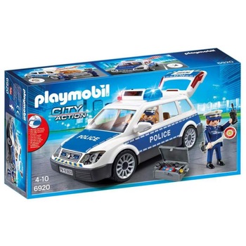 Playmobil City Action - Masina de politie cu lumina si sunete Playmobil City Action - Masina de politie cu lumina si sunete