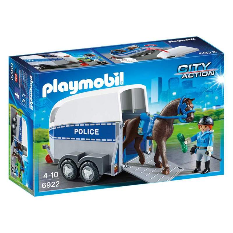 Playmobil City Action - Remorca cu cal