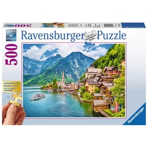 Grafika Puzzle Da 1000 Pezzi – Hallstatt, Austria – Paesaggio Artistico Per Adulti – Cartone Di Alta Qualità