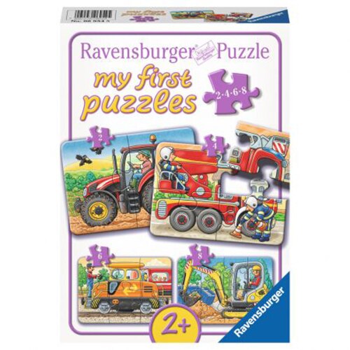 Primul meu Puzzle Ravensburger - Utilaje agricole 2/4/6/8 piese