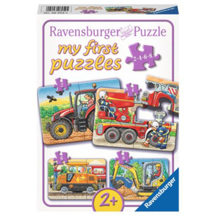 Моят първи пъзел Ravensburger - Селско стопанство, 2/4/6/8 части