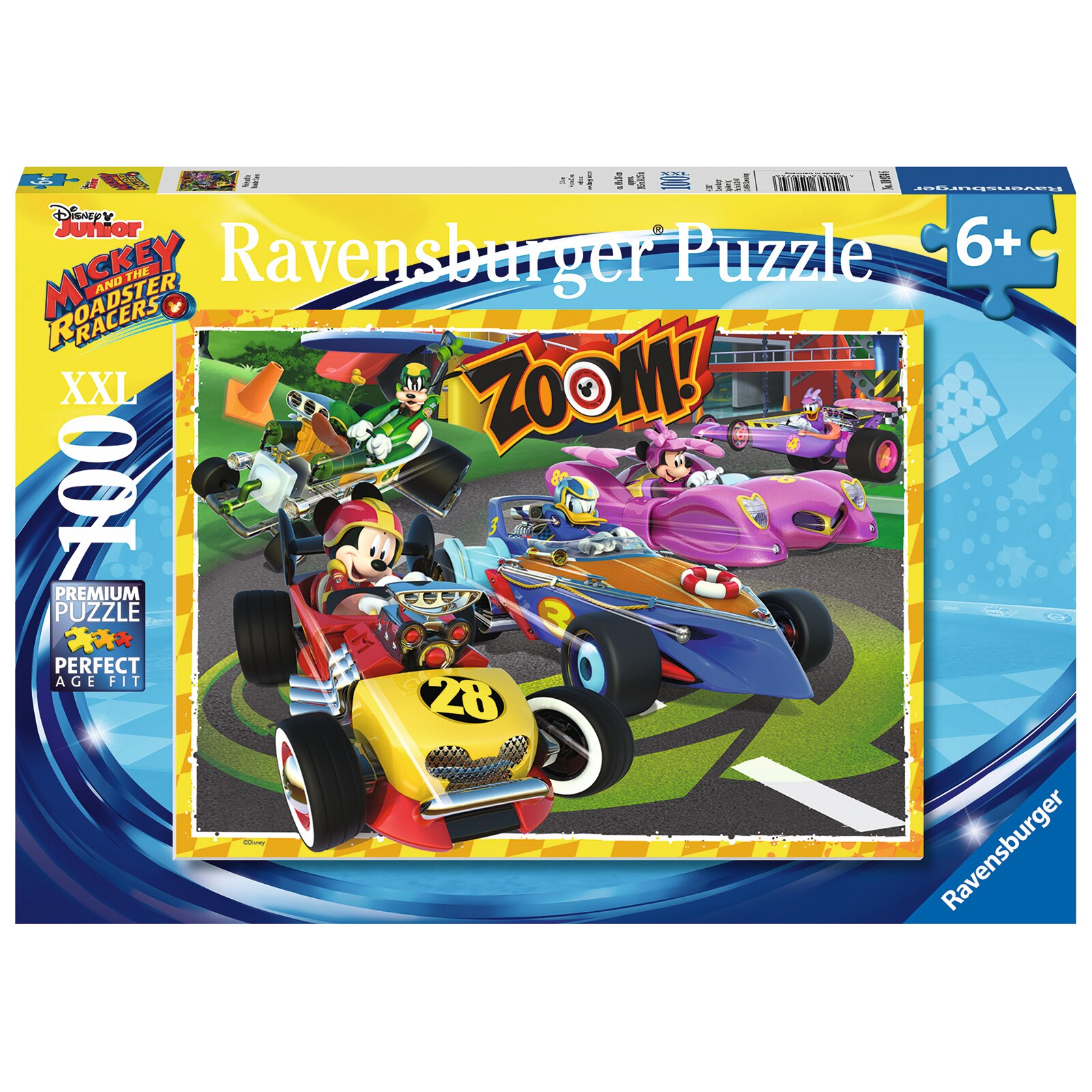 Puzzle Ravensburger XXL - Disney Mickey Mouse, Go Mickey!, 100 piese