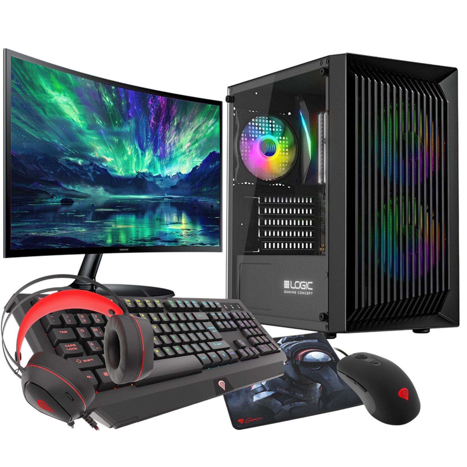 VIST Sistem PC Ryzen 5, Ram 32GB, NVIDIA GeForce GTX 1650, SSD 1TB