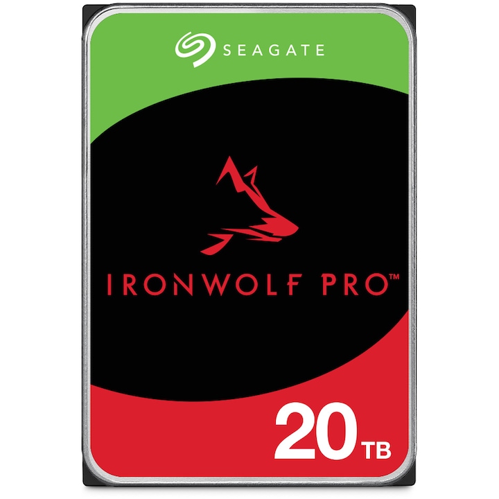 Хард Диск Seagate IronWolf PRO 20TB, NAS, 7200 об/мин, 256MB cache, SATA-III, 3.5"