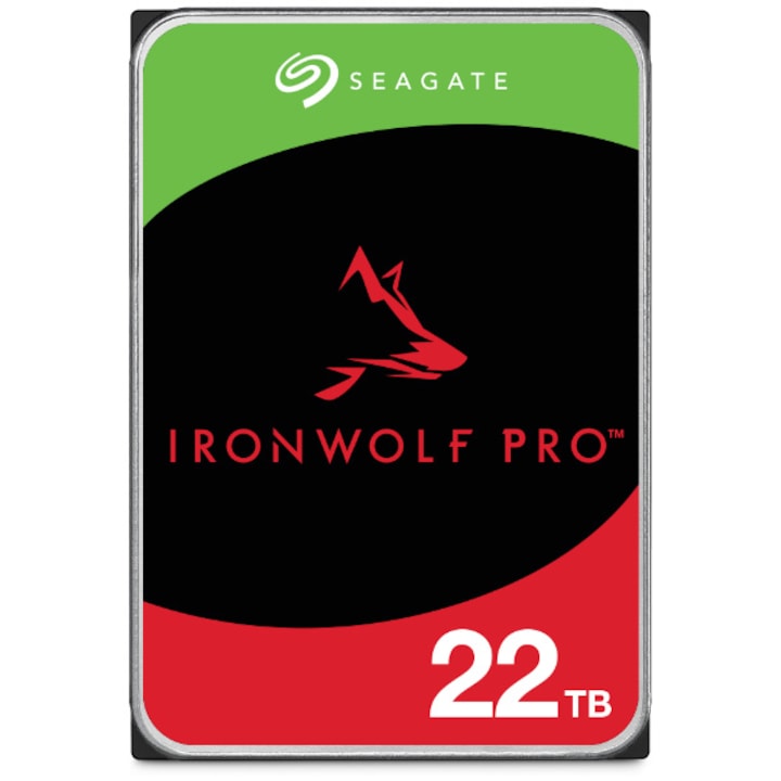 Хард диск Seagate IronWolf PRO 22TB, NAS, 7200 об/мин, 512MB cache, SATA-III, 3.5"