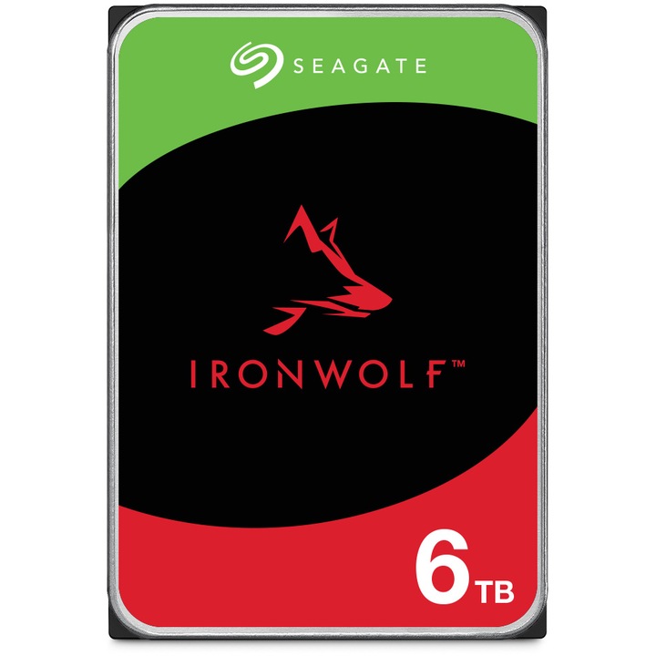 HDD Seagate IronWolf 6TB, NAS, 7200rpm, 256MB cache, SATA-III, 3.5"