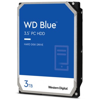 HDD WD Blue 3TB, 5400rpm, 256MB cache, SATA-III, 3.5"