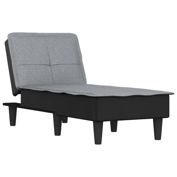 Кушетка vidaXL, Светлосива, Текстил, 11.85 kg, 55 x 140 x 70 см