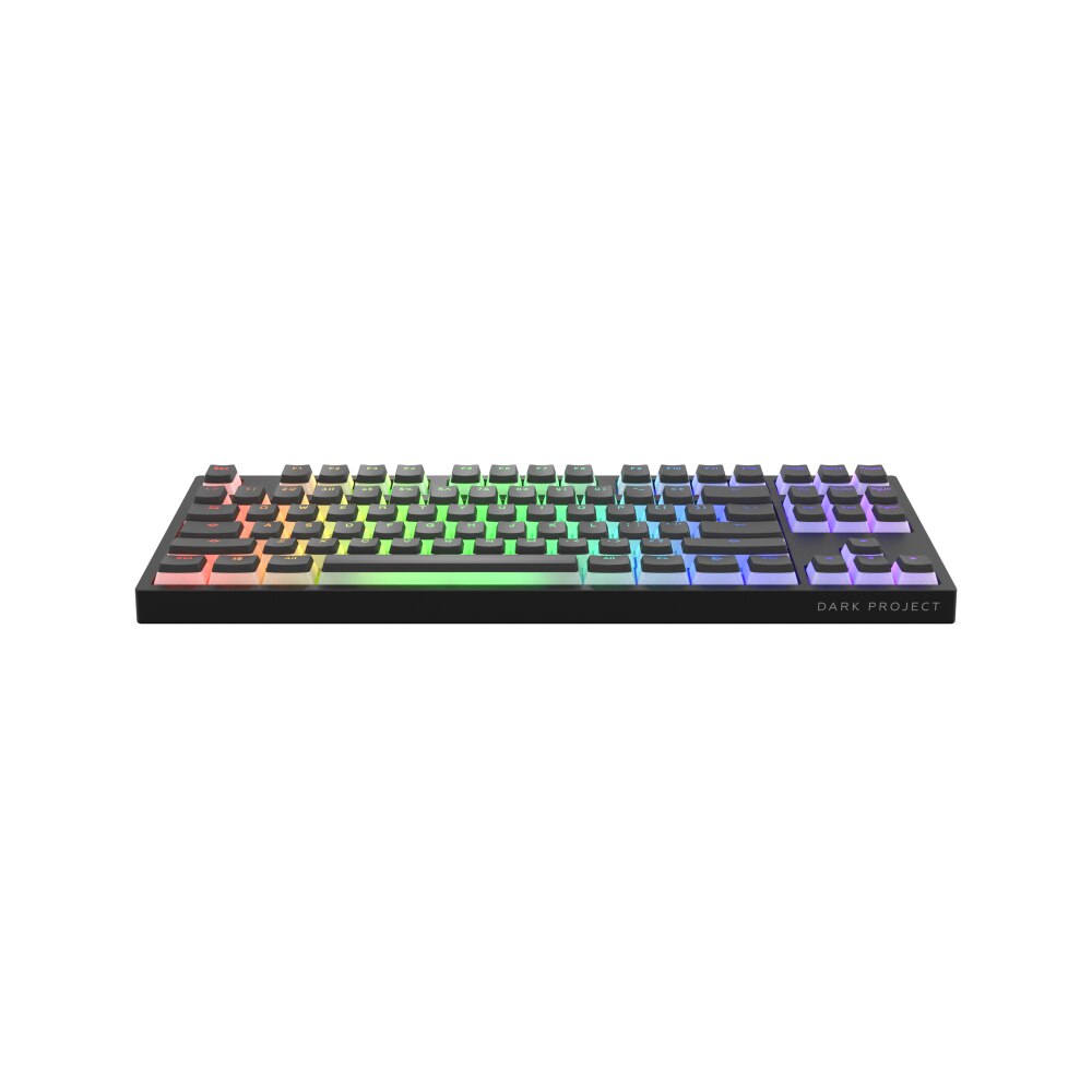 Tastatura mecanica Dark Project KD87A Black TKL - Gateron Optical Red 2 ...