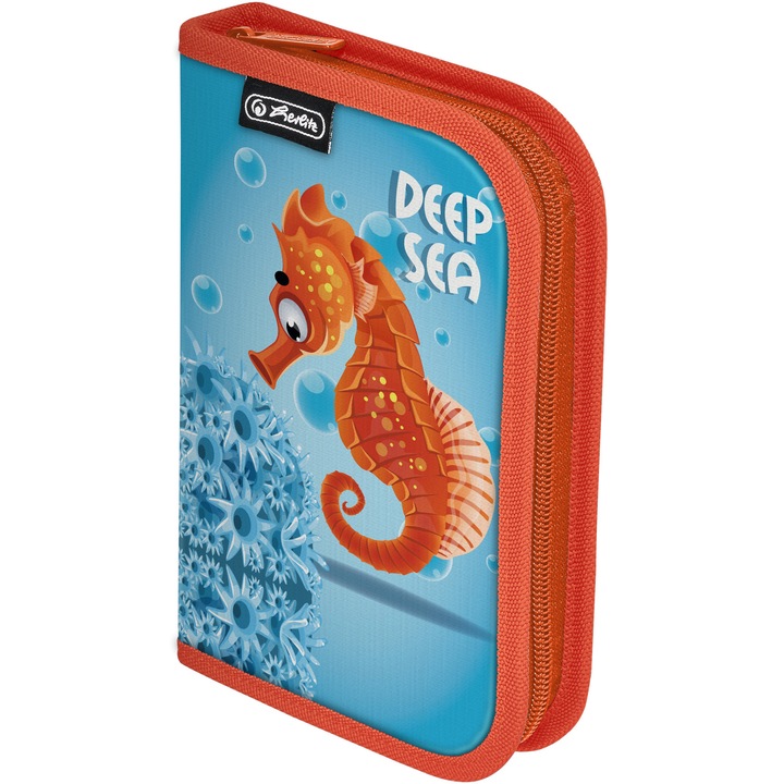 Penar Herlitz neechipat, dimensiune 13,5 x 19,5 x 3 cm, motiv Deep Sea