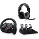 Волан Logitech Driving Force G29 за Playstation 5, Playstation 4, Playstation 3, PC + Слушалки Astro A10