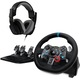 Волан Logitech Driving Force G29 за Playstation 5, Playstation 4, Playstation 3, PC + Слушалки Astro A10