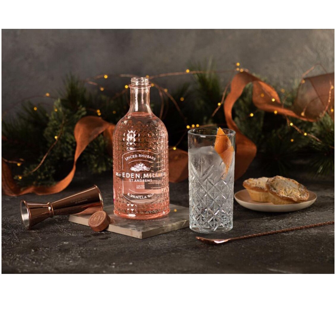 Gin Eden Mill Spiced Rhubarb & Vanilla 40%, 0.5l - eMAG.ro