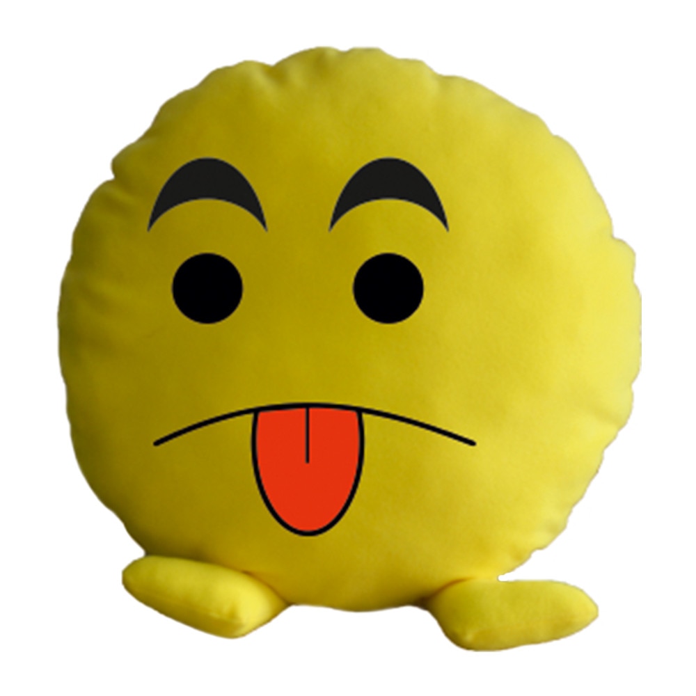 Perna rotunda galbena Emoji limbuta rosie