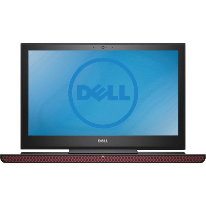 Dell Inspiron 7567 gaming laptop Intel® Core™ i7-7700HQ 2.80 GHz-es processzorral, Kaby Lake™, 15.6", Full HD, 8GB , 1TB + 8GB SSHD, nVIDIA GeForce GTX 1050 Ti 4GB, Ubuntu Linux, Nemzetközi angol billentyűzet, Fekete