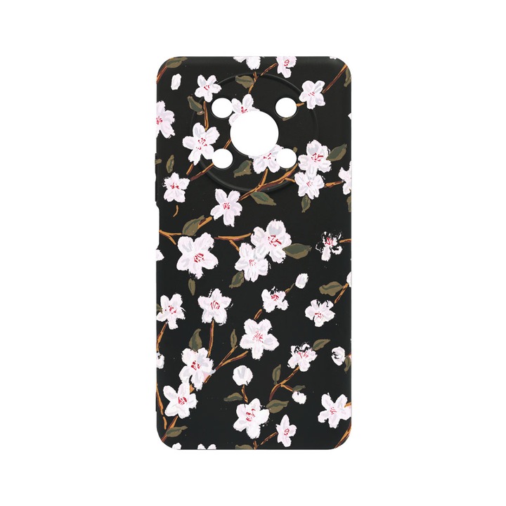 Husa BestCase® Premium Liquid Silicon, Compatibila Cu Honor Magic4 Lite, Spring Flower, SLIM 1.2MM, Microfibra in interior, Antisoc, Protectie Camera, Margini ridicate pentru protectia ecranului, PB 512