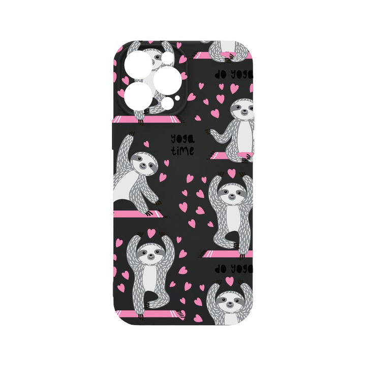 Husa BestCase® Premium Liquid Silicon, Compatibila Cu Apple iPhone 14 Pro Max, Yoga Time, SLIM 1.2MM, Microfibra in interior, Antisoc, Protectie Camera, Margini ridicate pentru protectia ecranului, PB 780