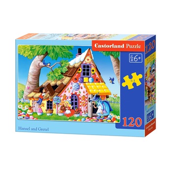Puzzle Castorland, Hansel si Gretel, 120 piese Puzzle Castorland, Hansel si Gretel, 120 piese