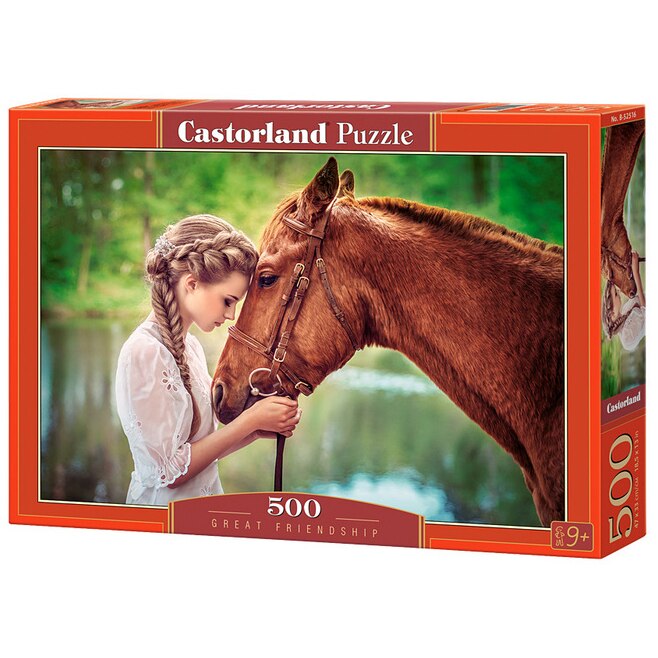 Puzzle Castorland, Fata si calul ei, 500 piese