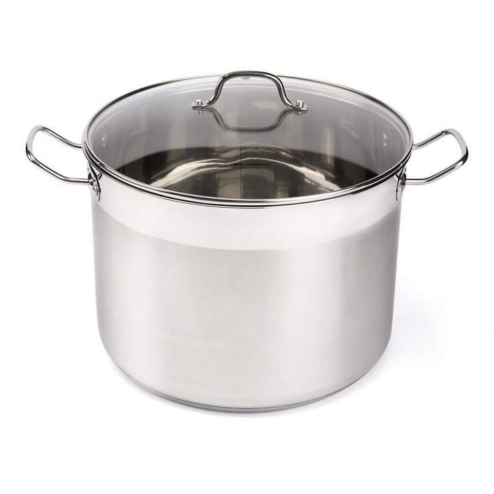Edény, Florina Gastro, Rozsdamentes acél, 18,5L, 32 cm, Ezüst